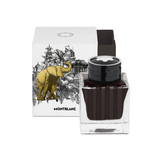 Montblanc bläckflaska 50 ml Meisterstück Jorden runt på 80 dagar brun 130290