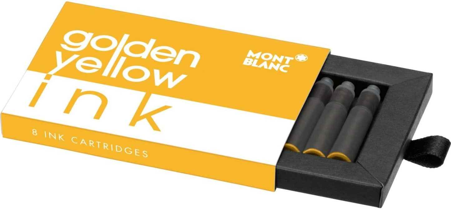 Montblanc bläckpatroner 8 st gyllengula 112724