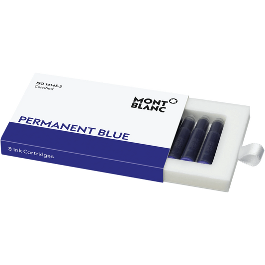 Montblanc permanenta blå bläckpatroner 8 delar 128208