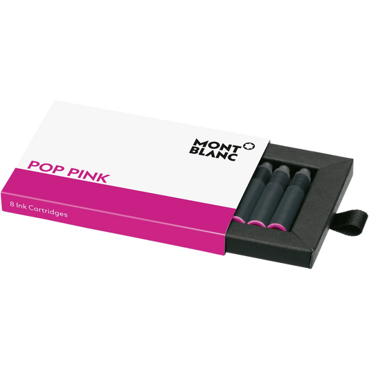 Montblanc Pop Pink bläckpatroner, 8 delar, chockrosa 128206