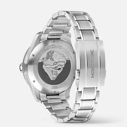 Montblanc orologio 1858 Ice Sea Automatic Date 41mm verde automatico acciaio 129373