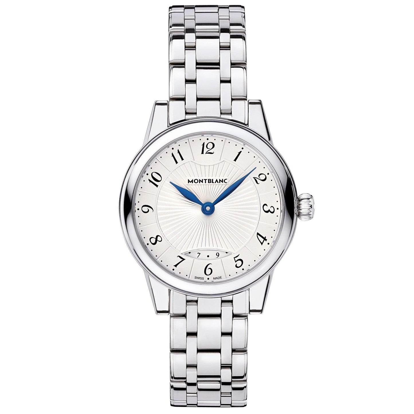 Montblanc Bohème Date Lady 27mm Silver Quartz Stålklocka 111207