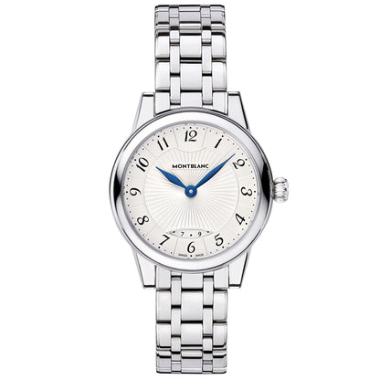 Montblanc Bohème Date Lady 27mm Silver Quartz Stålklocka 111207