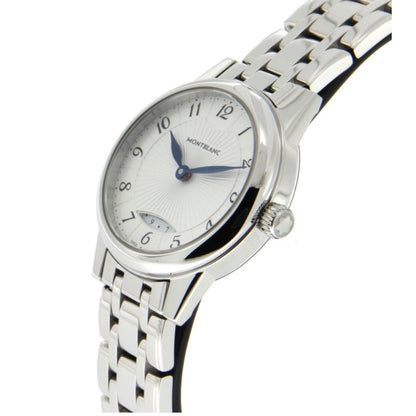 Montblanc Bohème Date Lady 27mm Silver Quartz Stålklocka 111207