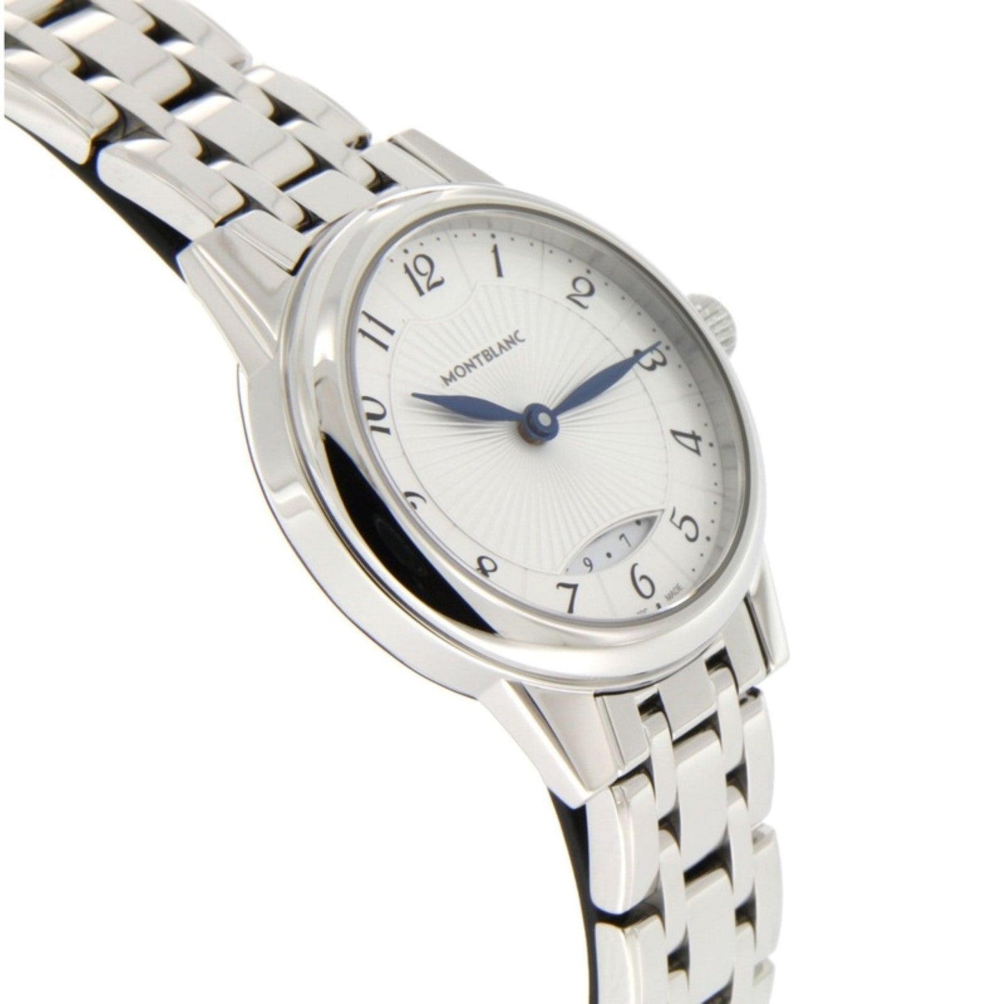 Montblanc Bohème Date Lady 27mm Silver Quartz Stålklocka 111207