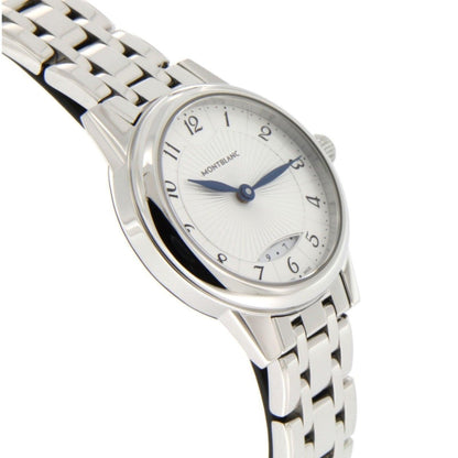 Montblanc Bohème Date Lady 27mm Silver Quartz Stålklocka 111207