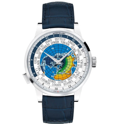 Montblanc Heritage Spirit Orbis Terratum Latino Unicef ​​​​Limited Edition Automatic Steel Watch 116533