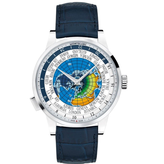 Montblanc Heritage Spirit Orbis Terratum Latino Unicef ​​​​Limited Edition Automatic Steel Watch 116533
