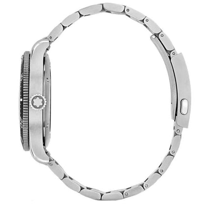Montblanc Iced Sea Date 41mm Vinröd automatisk stålklocka 132291