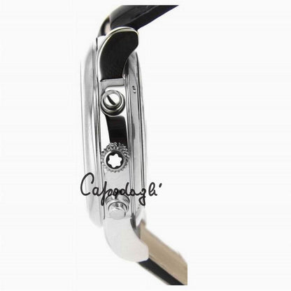 Montblanc Star Roman Chronograph UTC Carpe Diem specialutgåva 42mm silver automatisk stål 113880