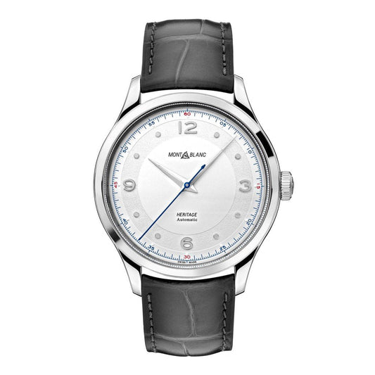 Montblanc orologio uomo Heritage Automatic 40mm alligatore grigio 119943