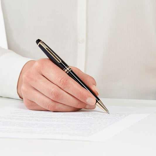 Montblanc Meisterstück guldbelagd Classique kulspetspenna 10883 Ny referens 132453