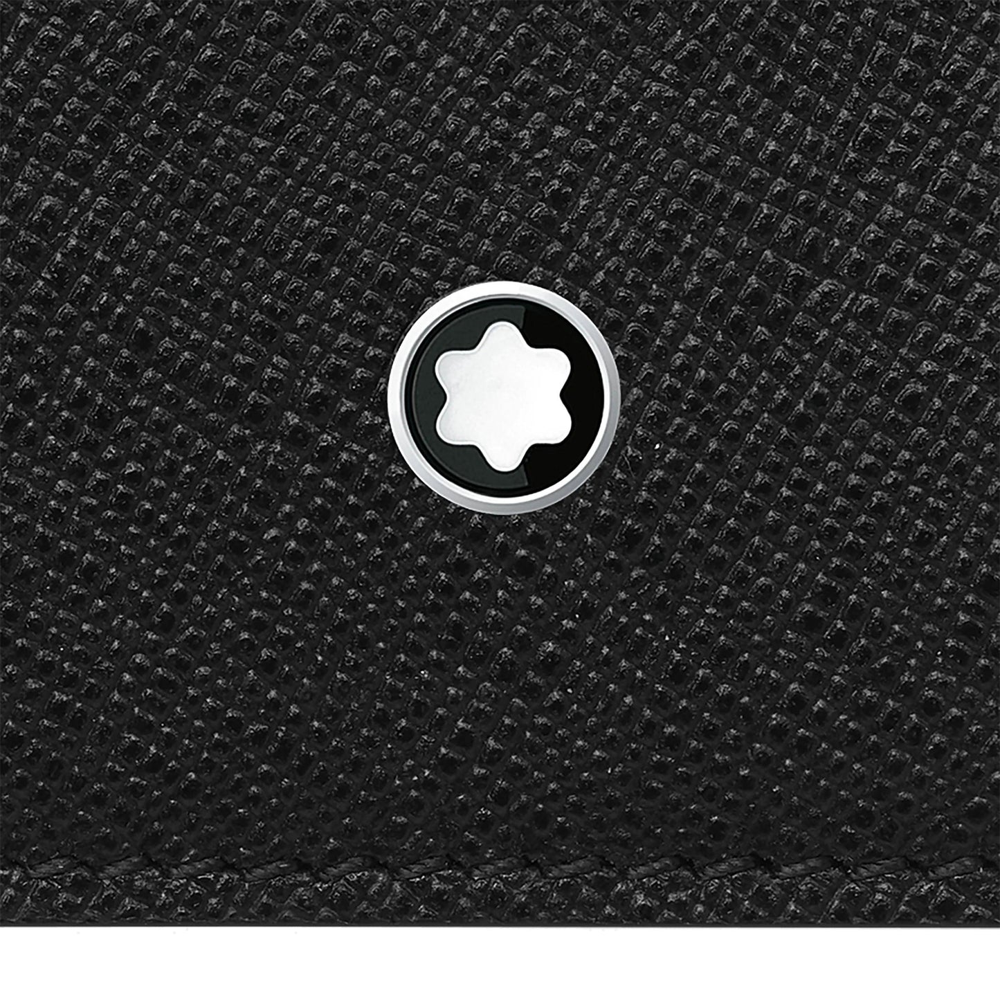Montblanc porta biglietti da visita con scomparto per banconote Montblanc Sartorial nero 128583