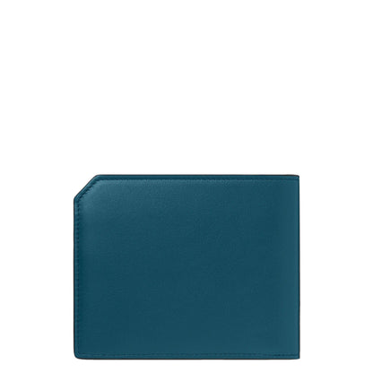 Montblanc portafoglio 6 scomparti Meisterstück Selection Soft ottanio 131242
