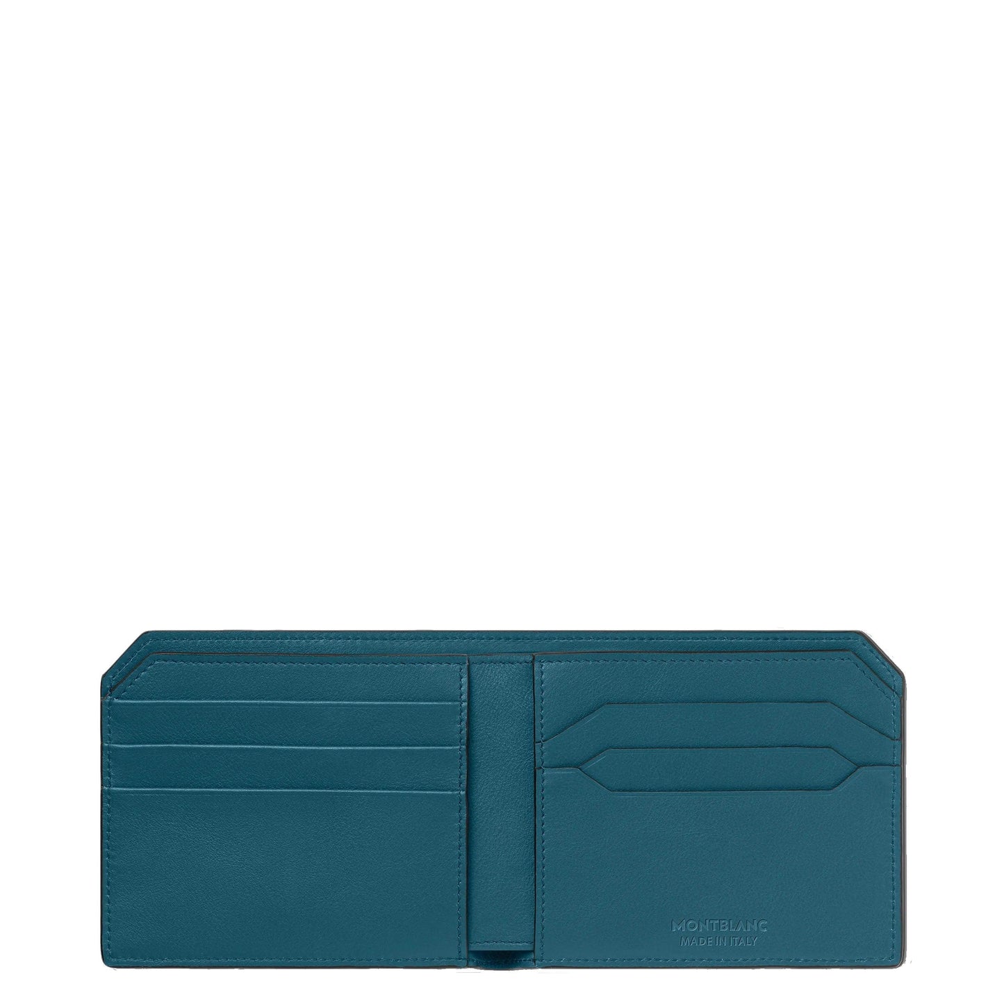 Montblanc portafoglio 6 scomparti Meisterstück Selection Soft ottanio 131242