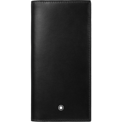 Montblanc portafoglio lungo 15 scomparti Meisterstück nero 129680