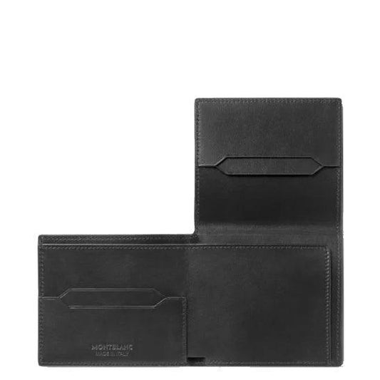 Montblanc Slim Plånbok Trio Mjuk 4 Fack Svart 198145