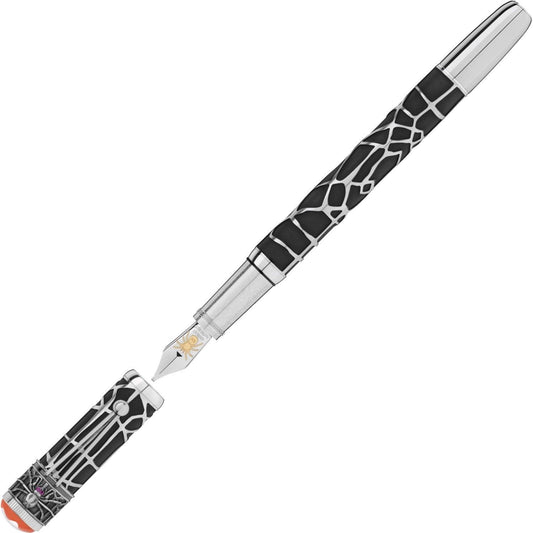 Montblanc reservoarpenna Heritage Rouge Et Noir Spider Metamorphosis Begränsad upplaga 1906 spets M 117849