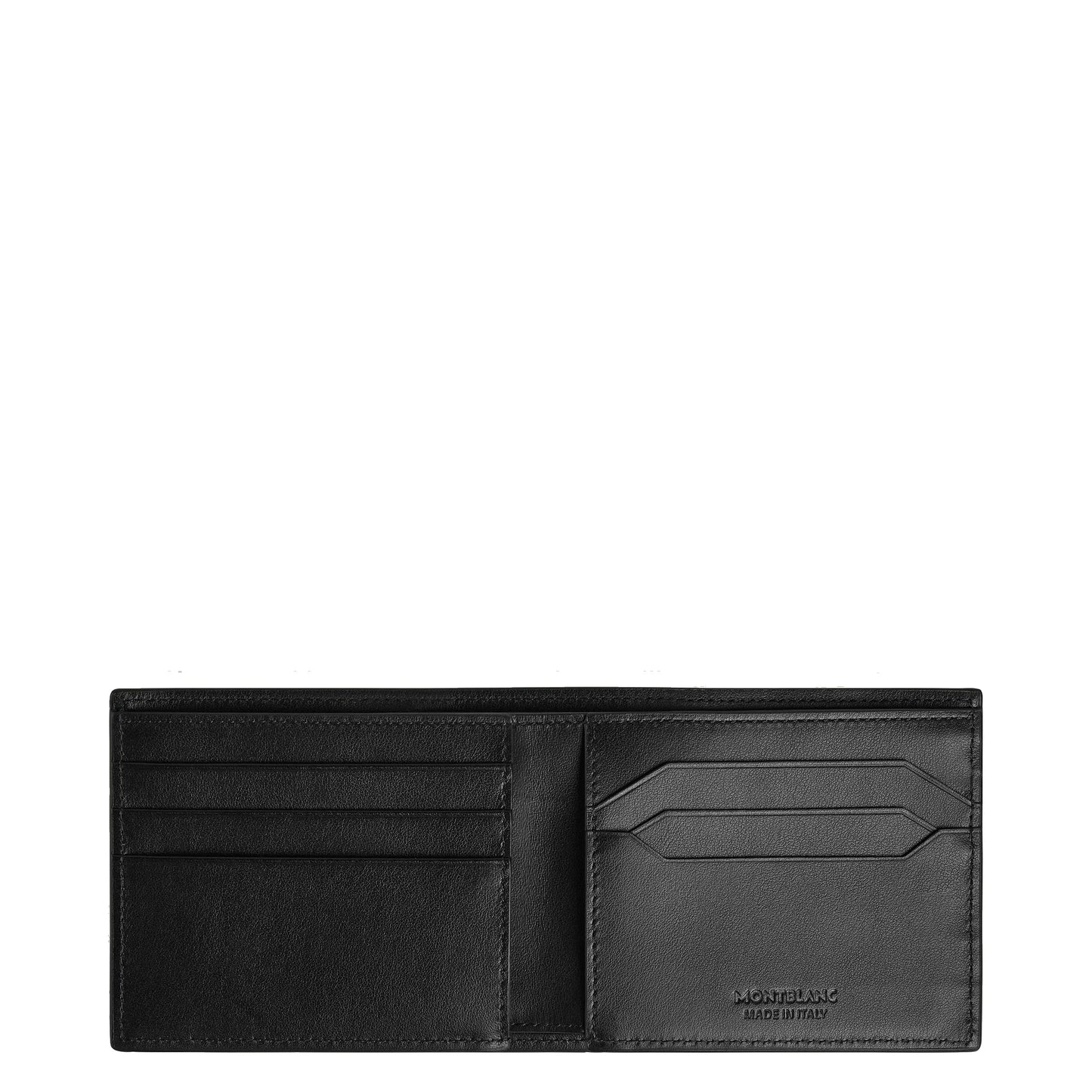 Portafoglio montblanc portafoglio extreme 3.0 in pelle nera con distintivo motivo extreme e slot per carte strutturati elegante alleato quotidiano