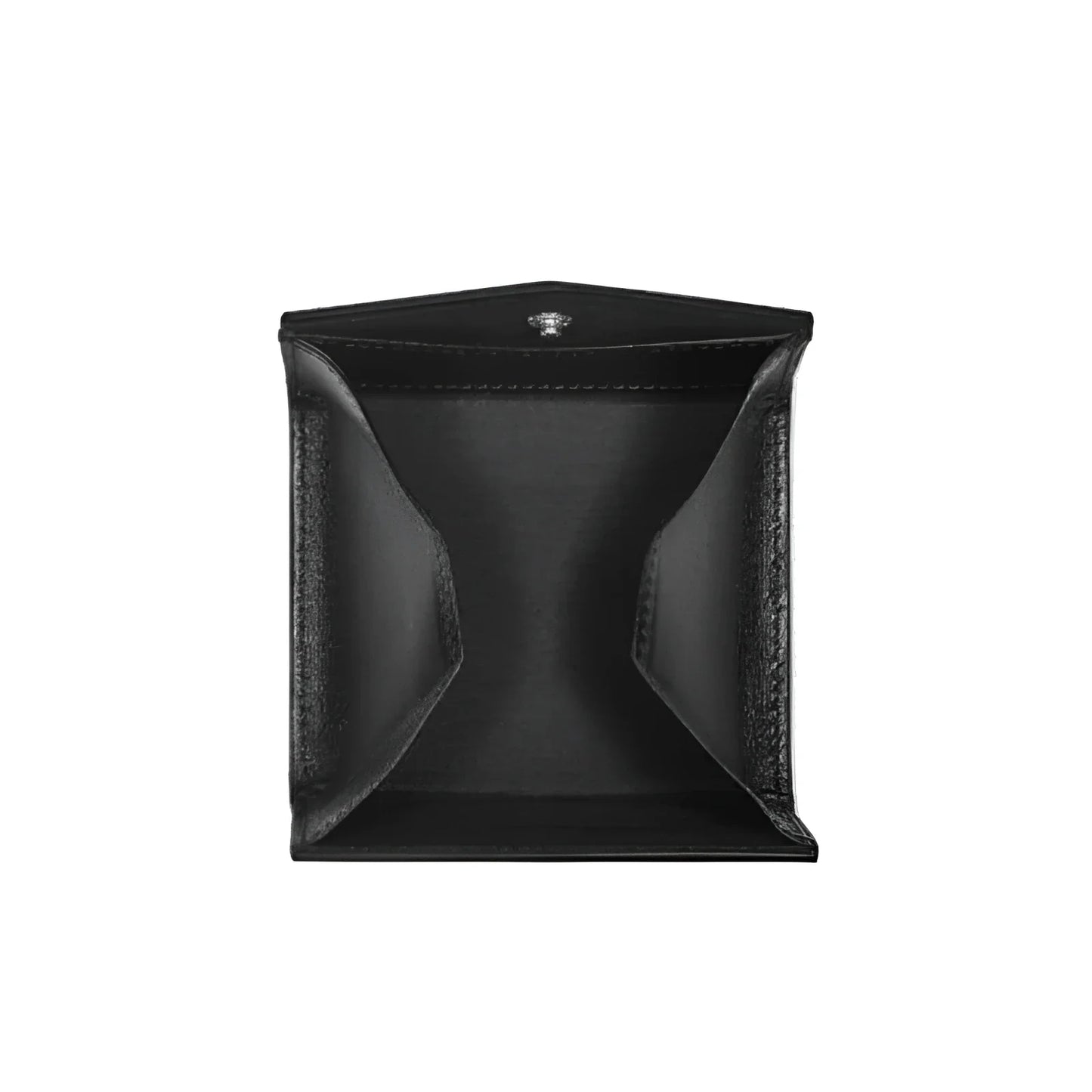 Montblanc portamonete meisterstück nero in morbida pelle liscia con design minimalista e dettagli in rilievo sullo bordo scelta ideale