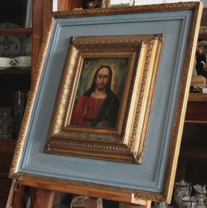 Icona ortodossa "Cristo Pantocratore" — Area russa, XVIII secolo