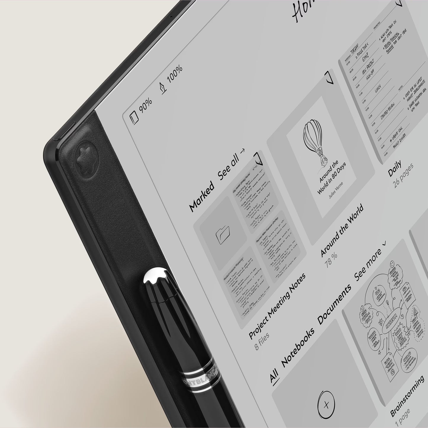 Montblanc digitalpapper svart 135010