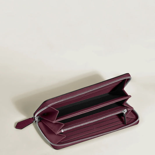 Montblanc Sartorial 12cc Zip Around Plånbok Cassis 199372