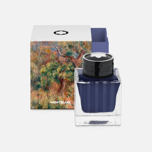 Montblanc bläckflaska 50ml Masters of Art Homage till Pierre-Auguste Renoir Bleu Outremer ultramarinblå 134411