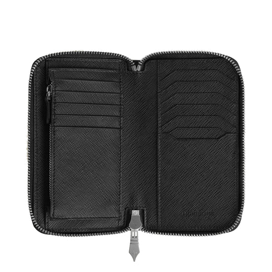Montblanc Sartorial Medium Plånbok med Dragkedja 12cc Svart 220361