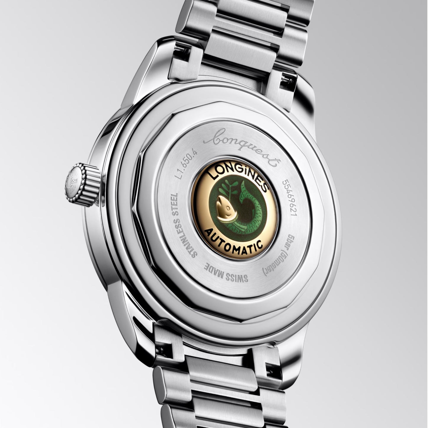 Longines Heritage 40mm blå stålautomatisk klocka L1.650.4.92.6
