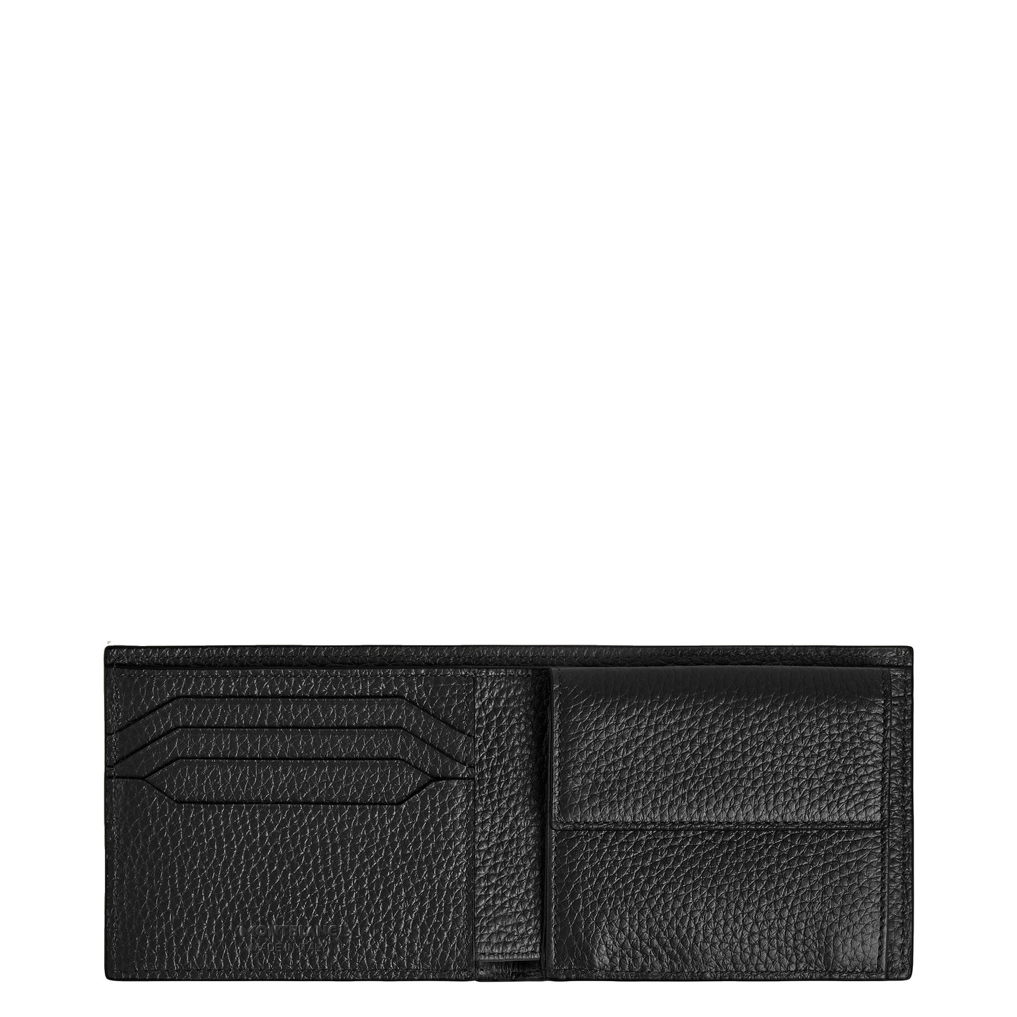 Montblanc Plånbok med Myntfodral 4 Fack Svart 220217