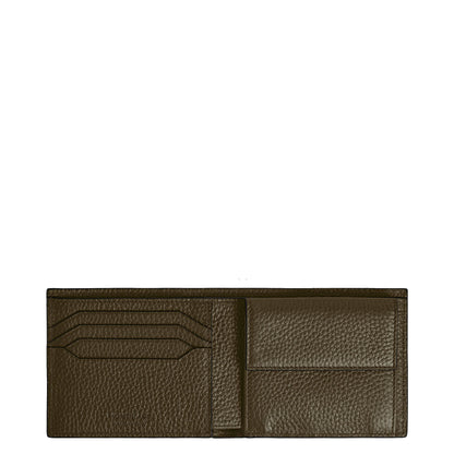 Montblanc Plånbok med Myntfodral 4 Fack Khaki 220216