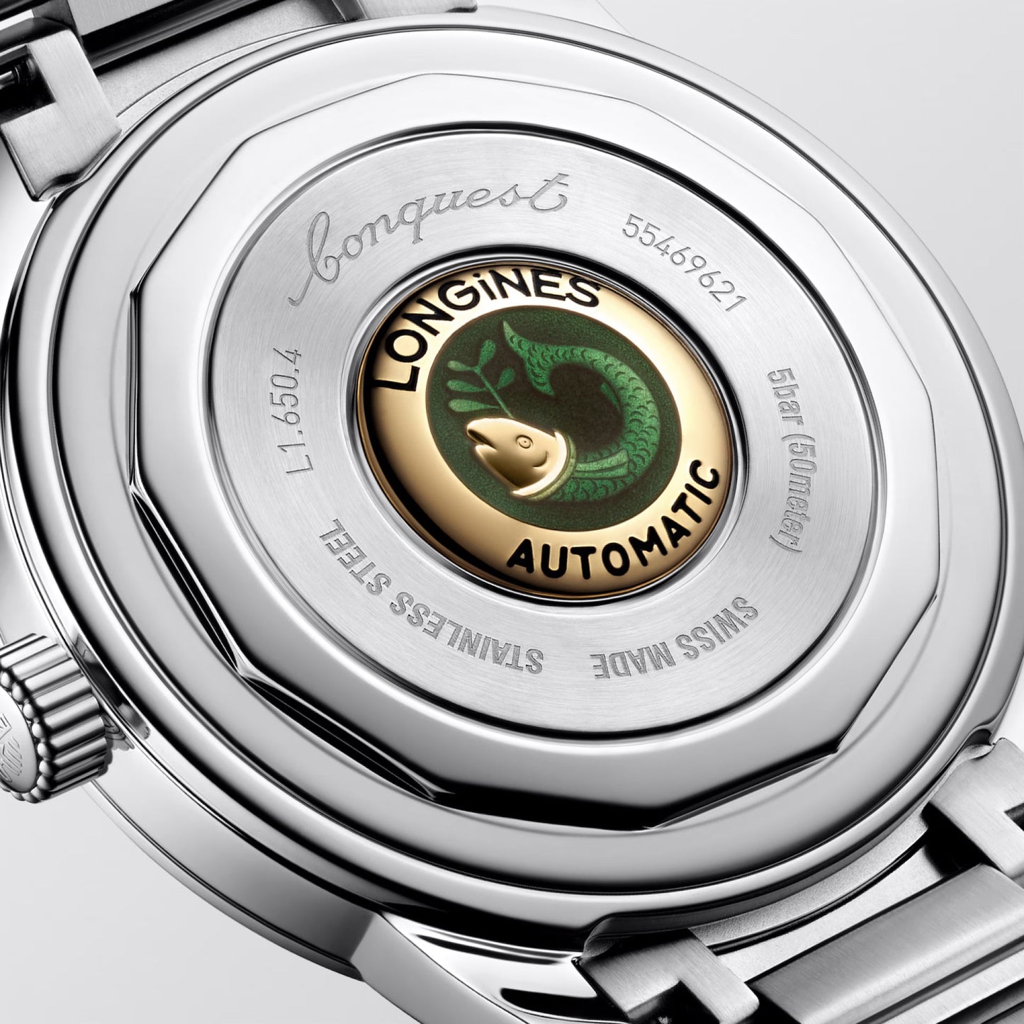 Longines Heritage 40mm blå stålautomatisk klocka L1.650.4.92.6
