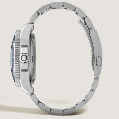 Montblanc Iced Sea 0 Oxygen Deep 4810 43mm Blå Automatisk Titanklocka 135634