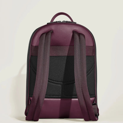 Montblanc zaino medio extreme burgundy con tasche interne per computer portatile e scomparti extreme medio
